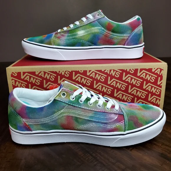 Vans Comfycush Old Skool In Bloom Men Size 11.5, Women Size 13